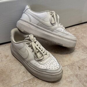 Nike White Low-Top Sneakers